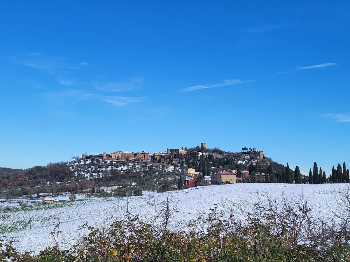 Ferienwohnung Casa Per L'Osticcio Vista Sulla Val D'Orcia Montalcino Exterior foto